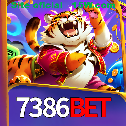 Imagem promocional da 7386Bet mostrando a plataforma e suas vantagens